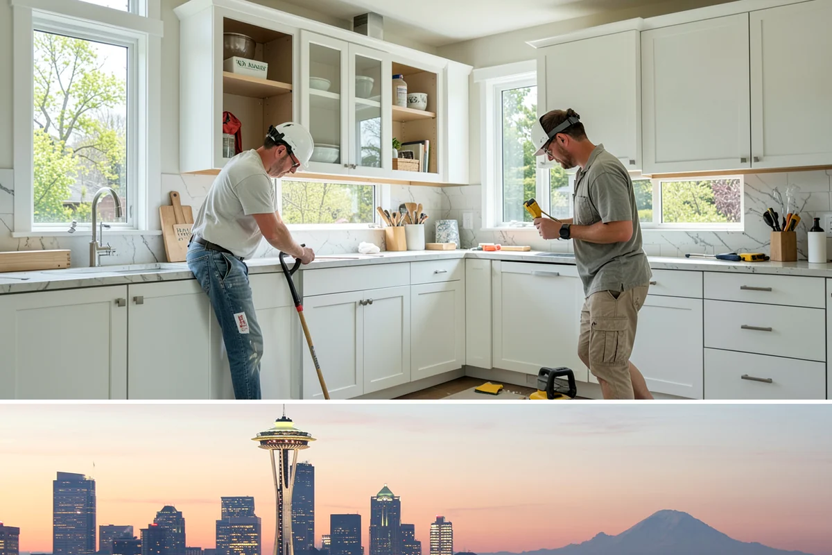 Board and Batten Installation in Seattle, King County, WA - This interior wall treatment installs on schedule in any season and is well suited to rainy-day PNW remodels.