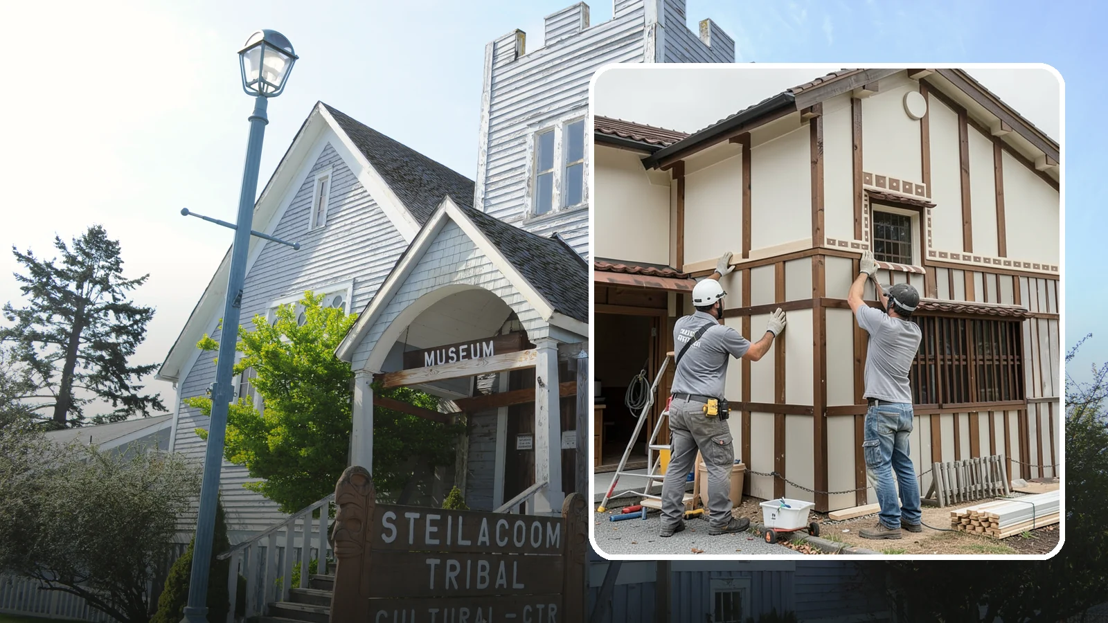 Board and Batten Installation in Steilacoom, Pierce County, WA - Bold board and batten installation that adds vertical dimension and timeless structure to your walls.