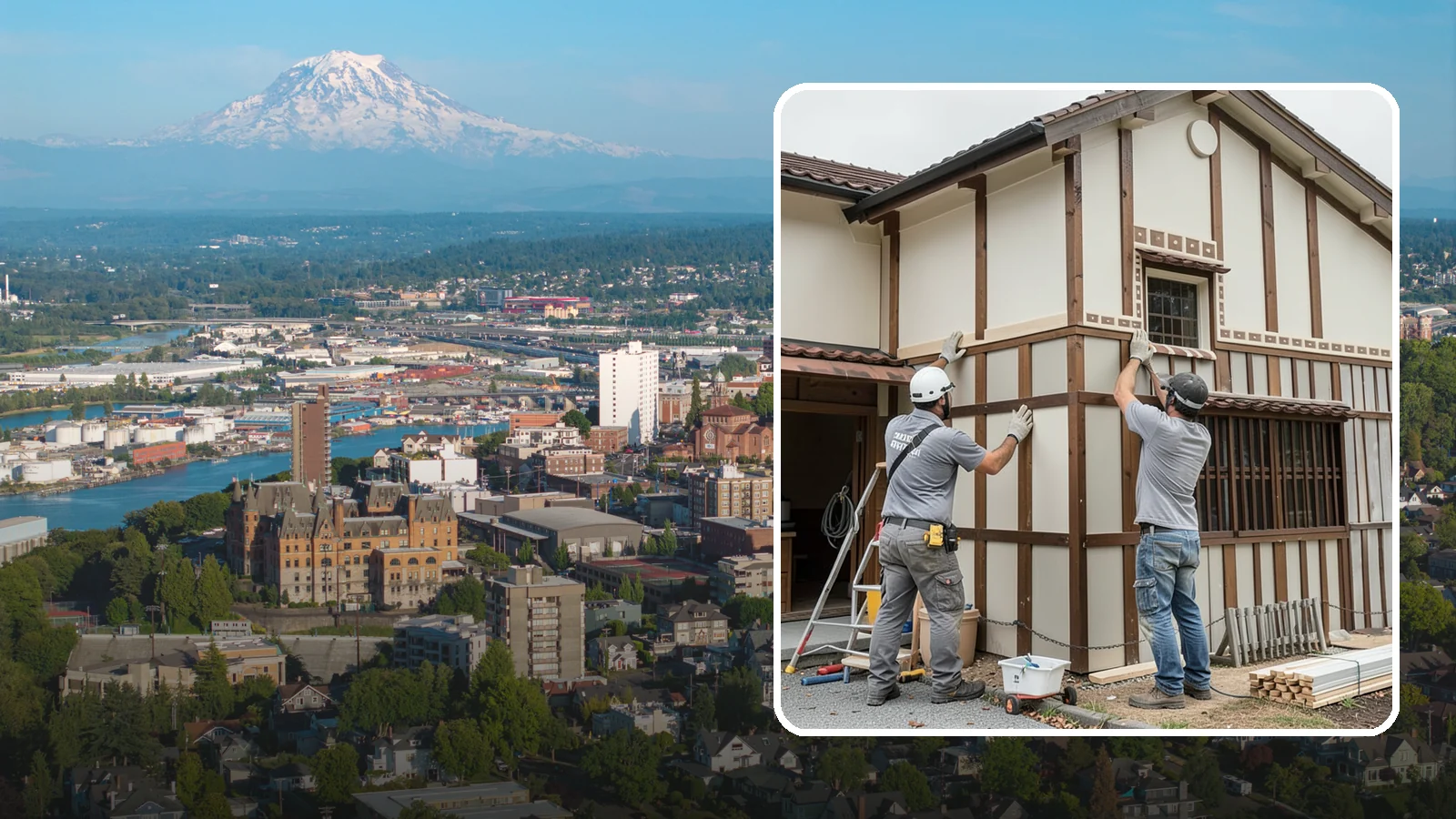 Board and Batten Installation in Tacoma, Pierce County, WA - Bold board and batten installation that adds vertical dimension and timeless structure to your walls.