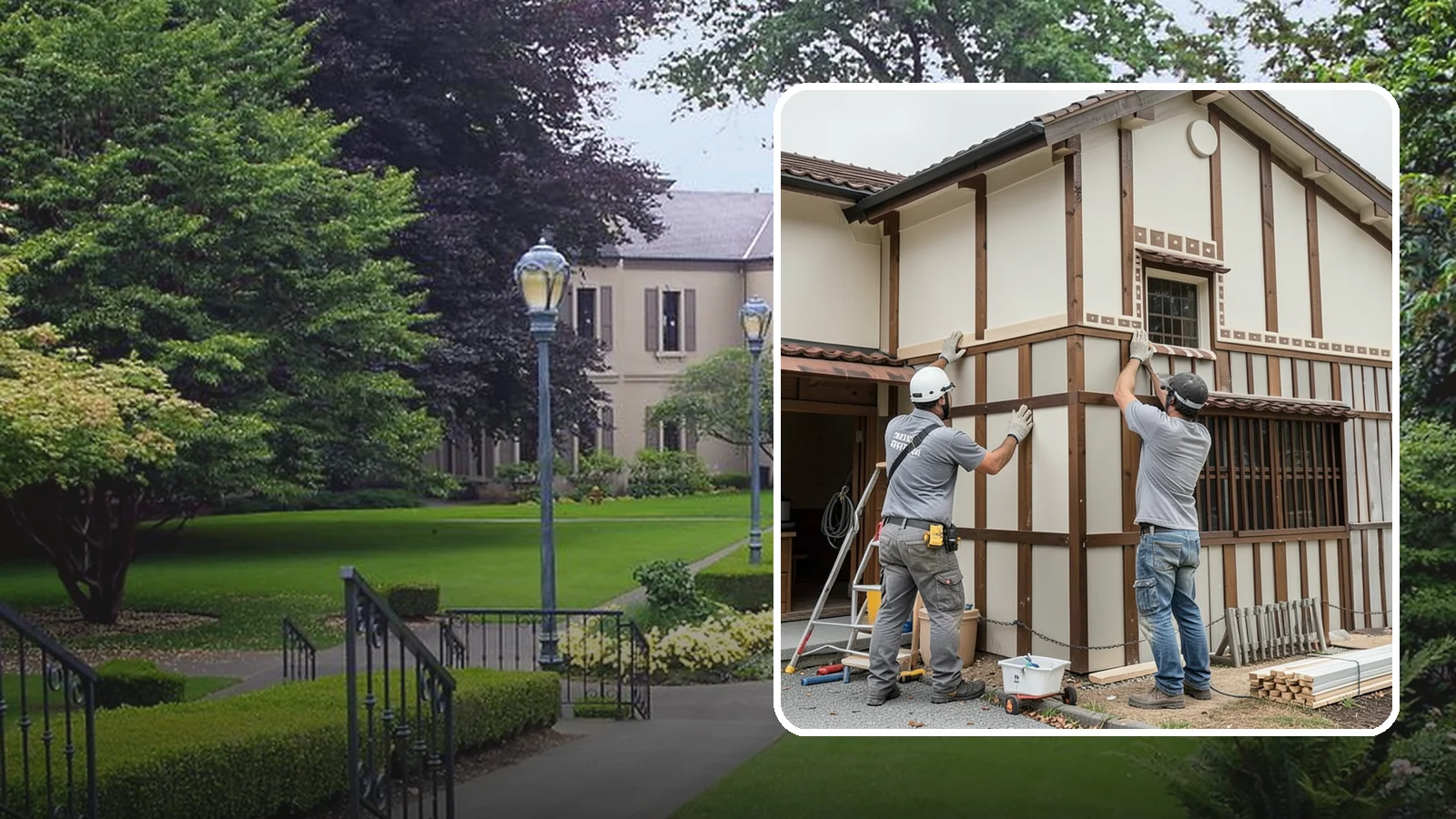 Board and Batten Installation in Woodinville, King County, WA - Bold board and batten installation that adds vertical dimension and timeless structure to your walls.