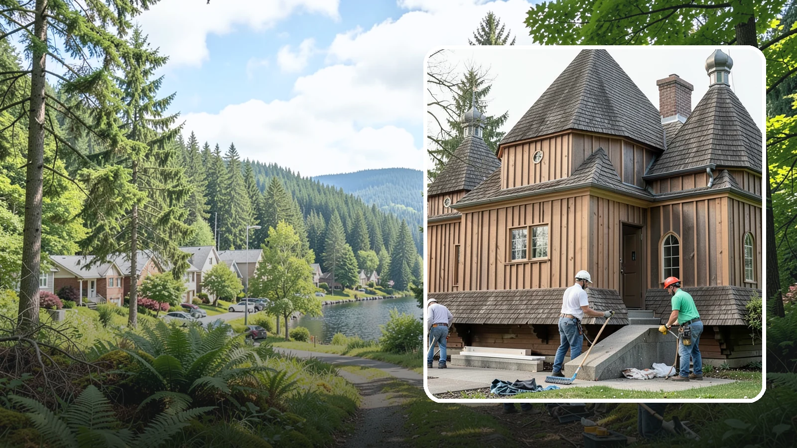 Board and Batten Siding in Lake Forest Park, King County, WA - We install vertical board and batten siding that lends farmhouse and modern homes a striking, textured facade.