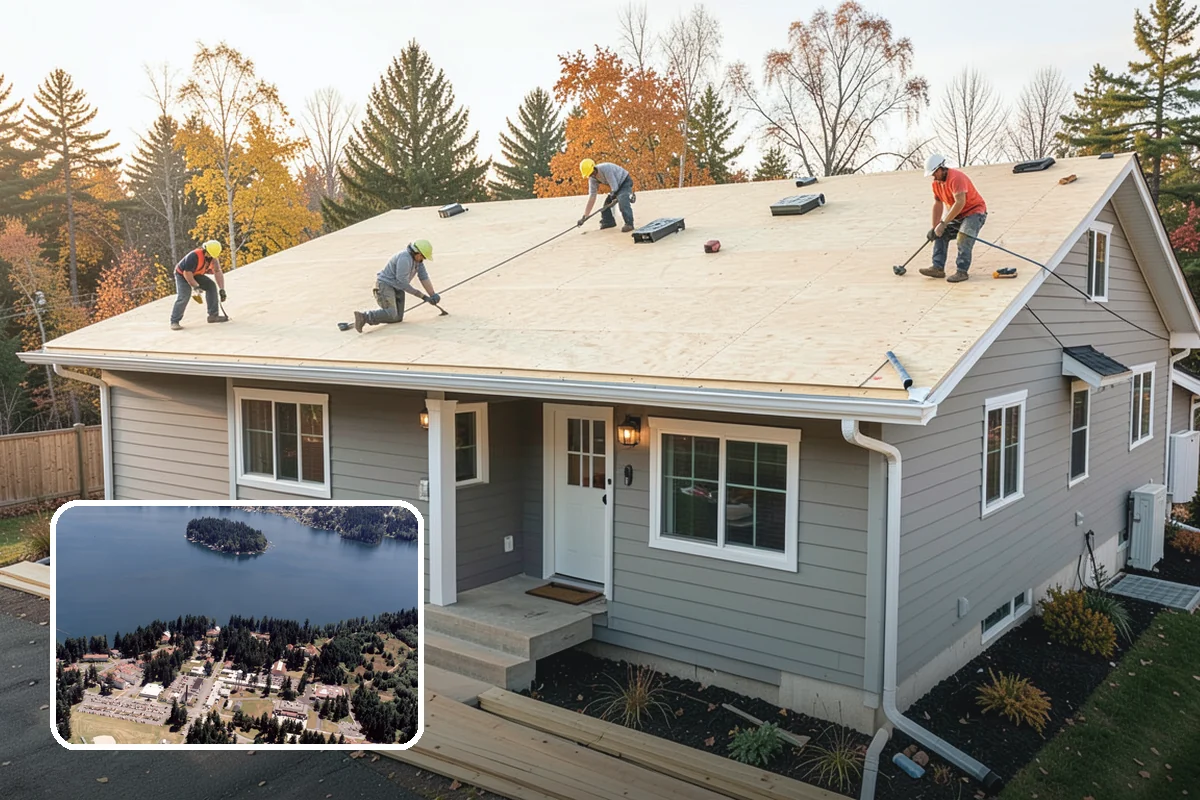 Board and Batten Siding in Lakewood, Pierce County, WA - Distinctive vertical texture and shadow lines