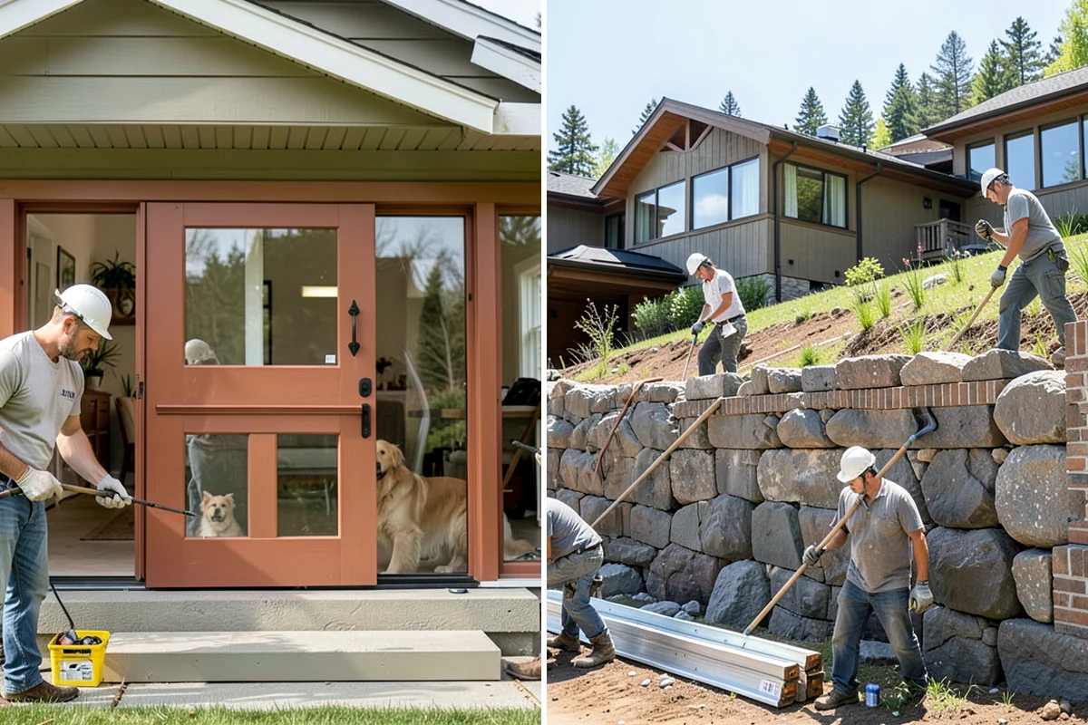 Board and Batten Siding in Lakewood, Pierce County, WA - Choose material, board width, and batten spacing