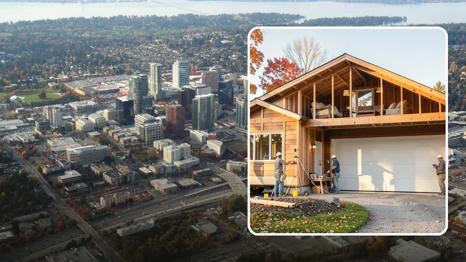 Bonus Room Finishing in Bellevue, King County, WA - We finish bonus rooms above garages and under rooflines into comfortable, usable living space.