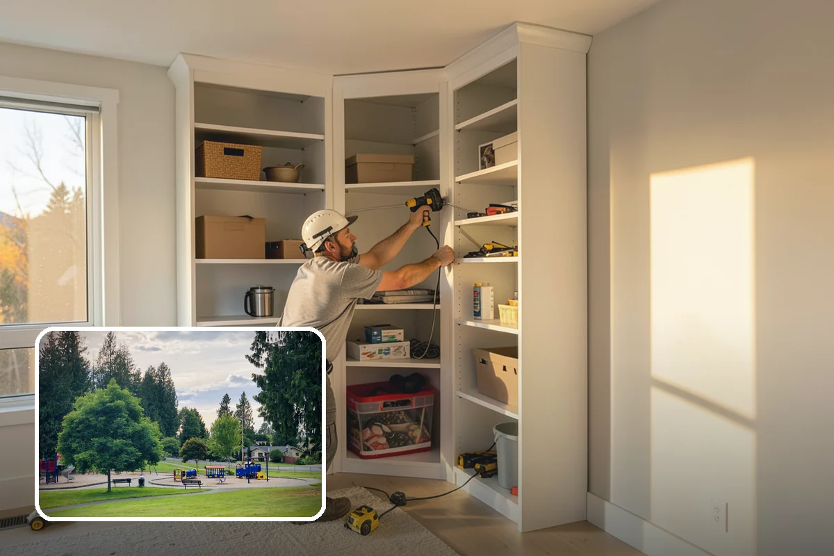 Bonus Room Finishing in Bonney Lake, Pierce County, WA - Converts wasted space into functional living area