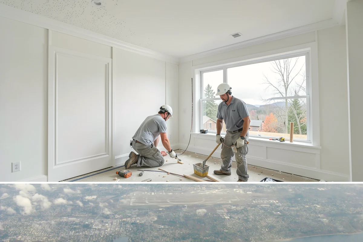 Bonus Room Finishing in Burien, King County, WA - Bonus room finishing is interior work that keeps crews productive through the wet fall and winter.