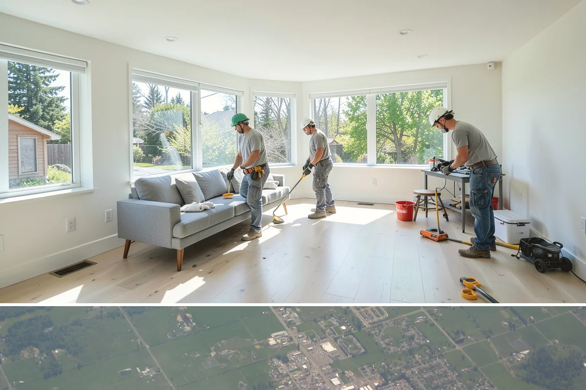 Bonus Room Finishing in Enumclaw, King County, WA - Bonus room finishing is interior work that keeps crews productive through the wet fall and winter.