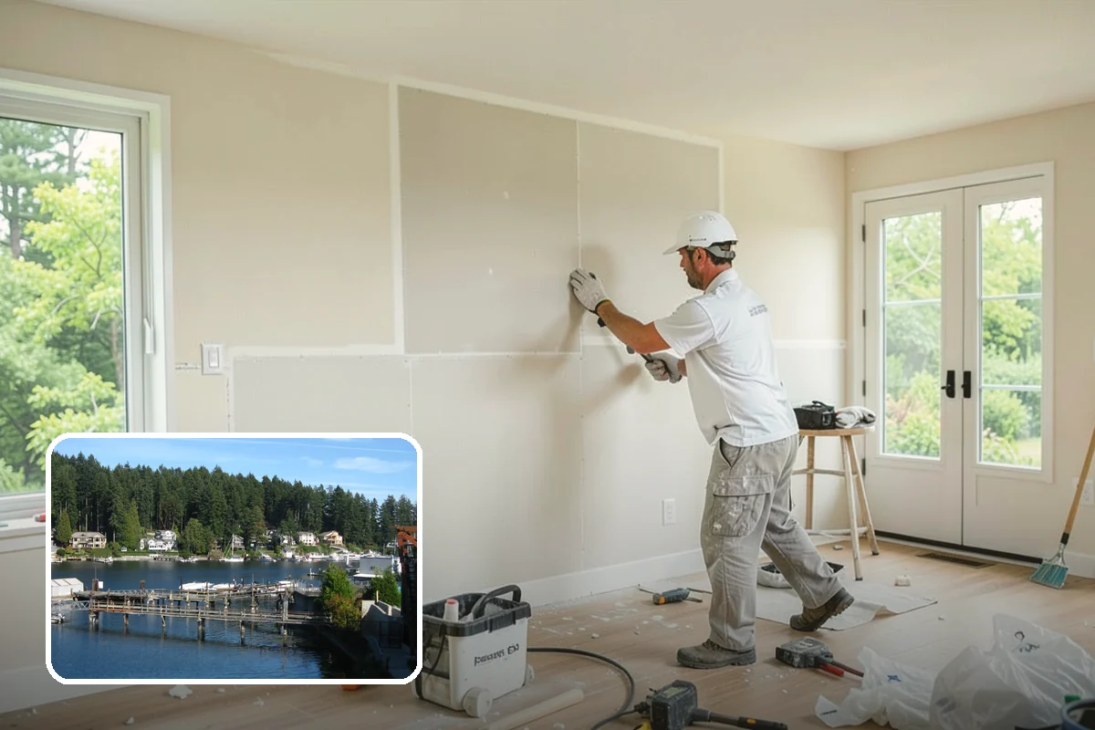 Bonus Room Finishing in Gig Harbor, Pierce County, WA - Converts wasted space into functional living area