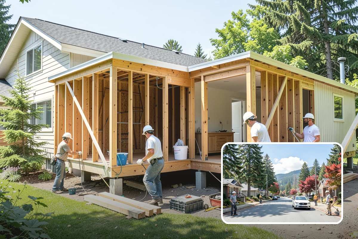 Bonus Room Finishing in Hunts Point, King County, WA - Converts wasted space into functional living area