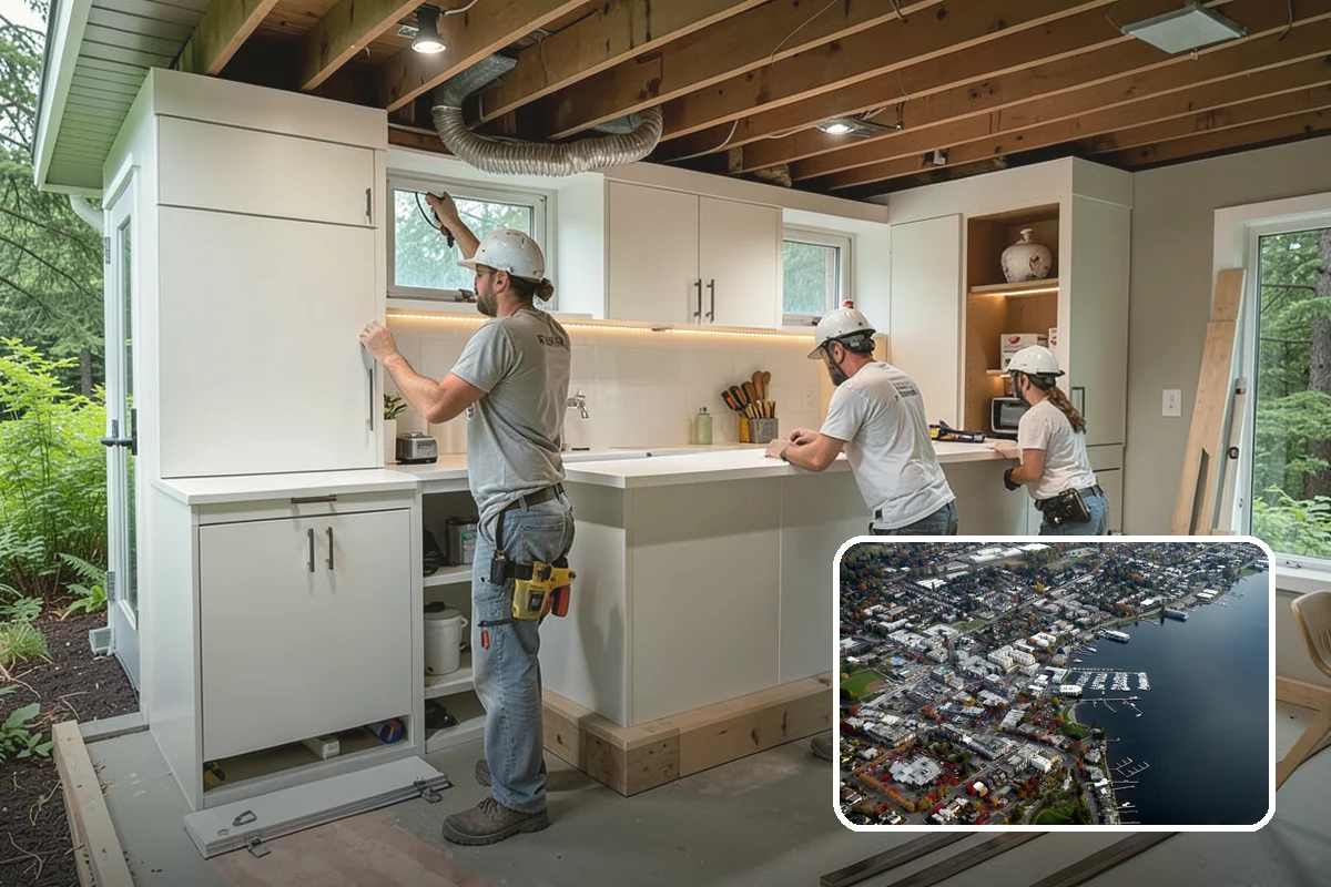 Bonus Room Finishing in Kirkland, King County, WA - Converts wasted space into functional living area