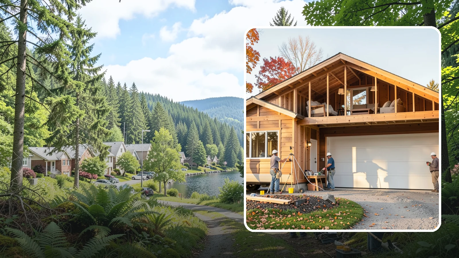 Bonus Room Finishing in Lake Forest Park, King County, WA - We finish bonus rooms above garages and under rooflines into comfortable, usable living space.