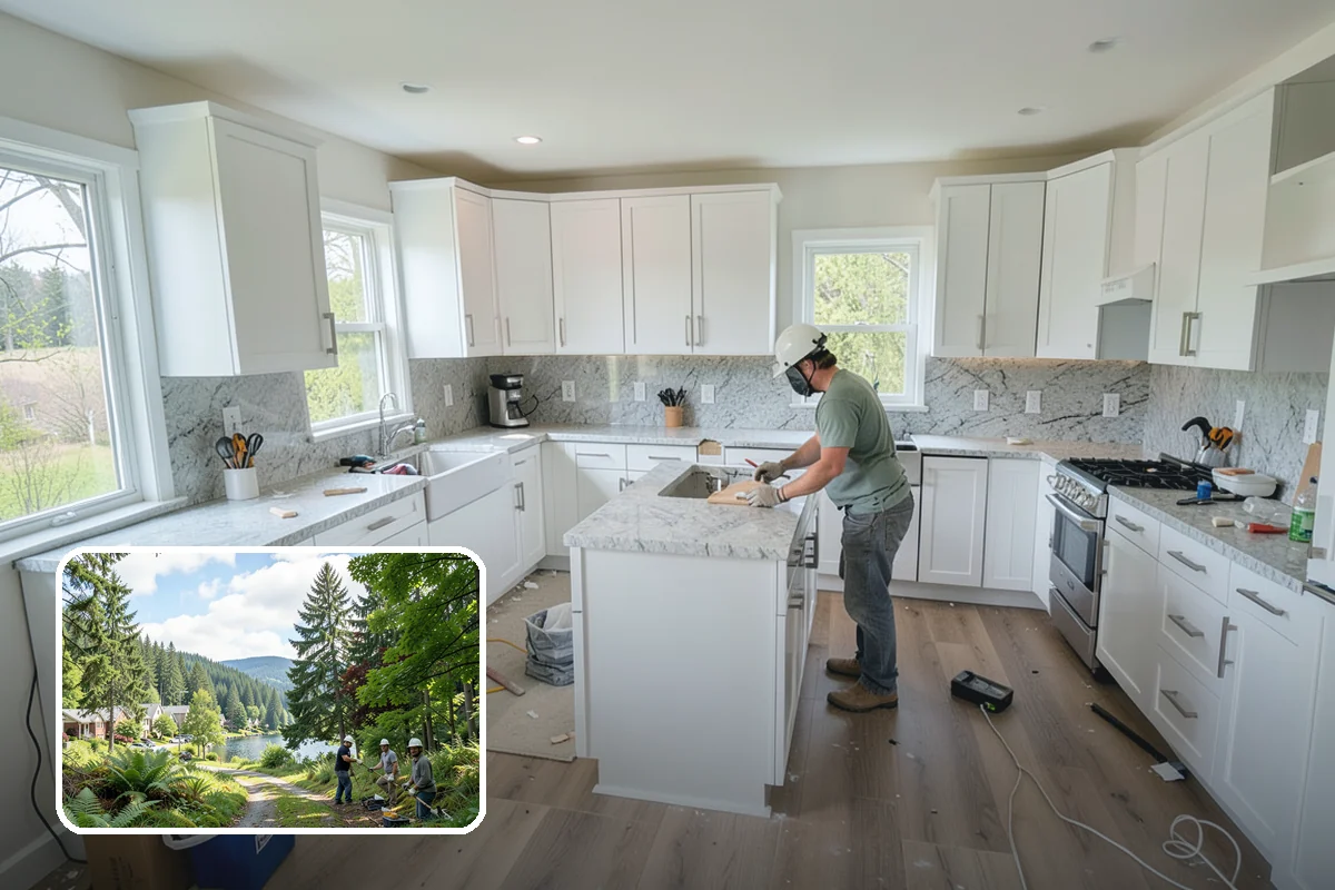 Bonus Room Finishing in Lake Forest Park, King County, WA - Converts wasted space into functional living area