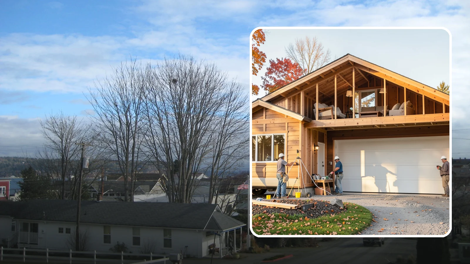 Bonus Room Finishing in Langley, Island County, WA - We finish bonus rooms above garages and under rooflines into comfortable, usable living space.