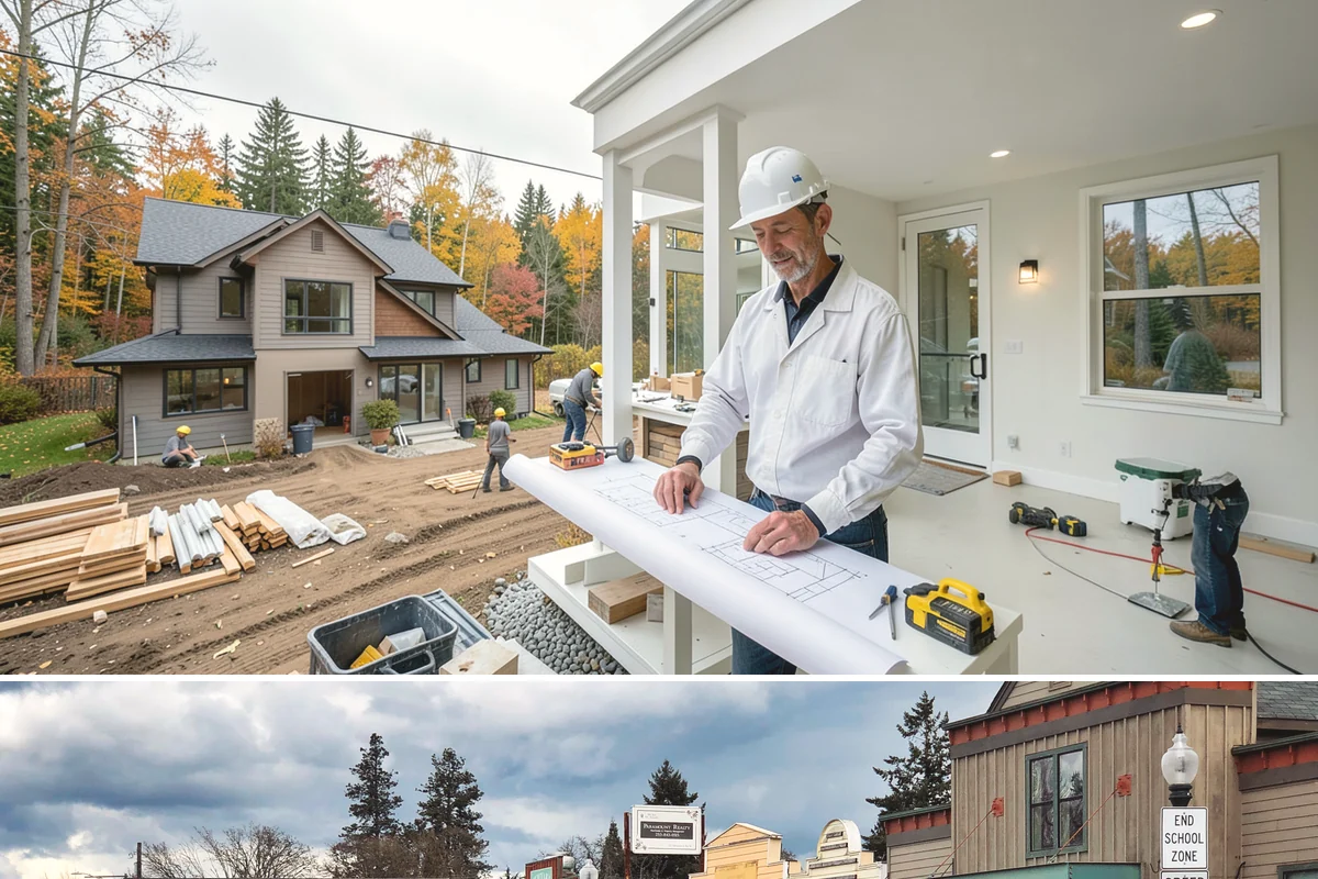 Bonus Room Finishing in Roy, Pierce County, WA - Bonus room finishing is interior work that keeps crews productive through the wet fall and winter.