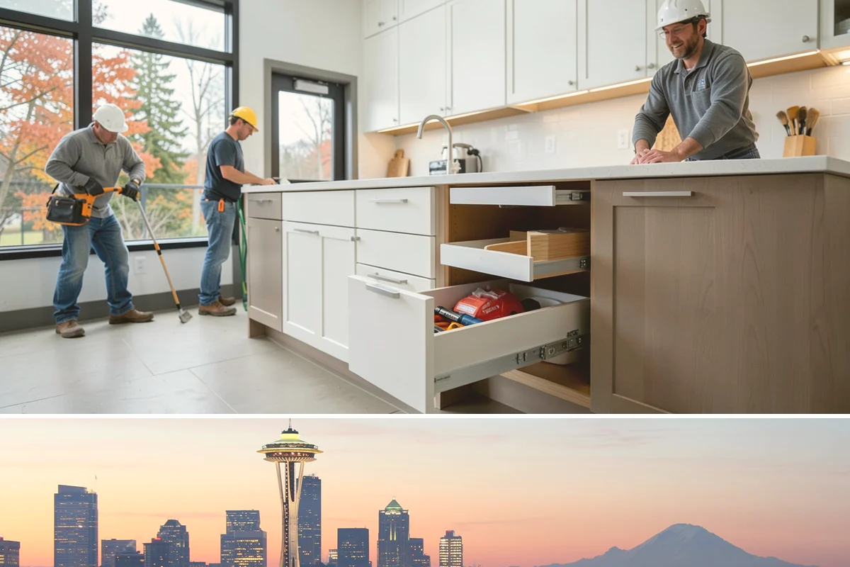 Bonus Room Finishing in Seattle, King County, WA - Bonus room finishing is interior work that keeps crews productive through the wet fall and winter.