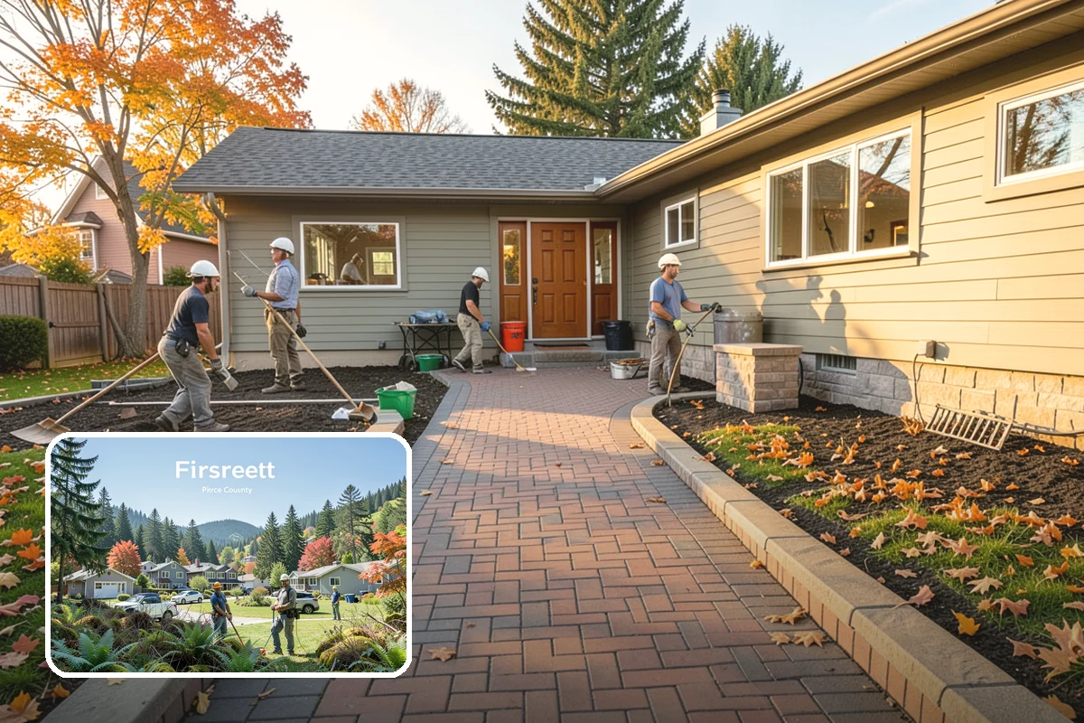Boulder Retaining Wall in Fircrest, Pierce County, WA - Natural, rugged look that suits Northwest settings