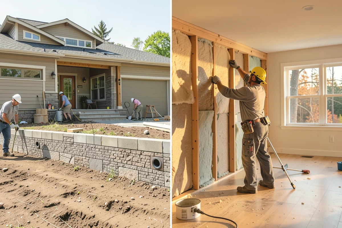 Boulder Retaining Wall in Mercer Island, King County, WA - Assess the slope and plan boulder sizing and placement