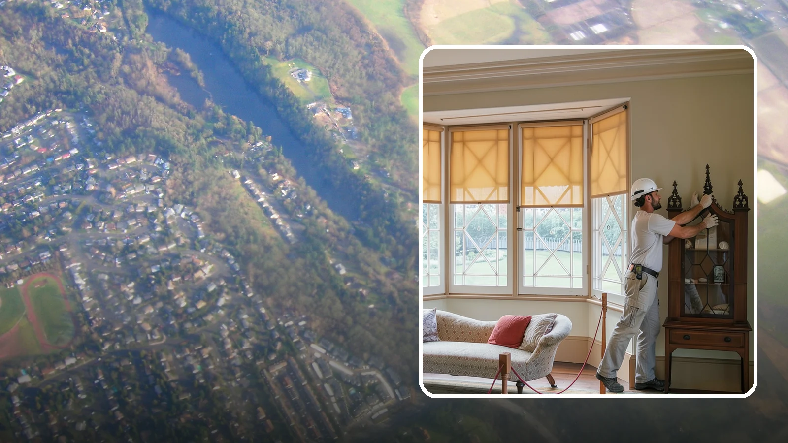 Bow Window Installation in Algona, King County, WA - Installing gently curved bow windows that wrap your room in daylight and elegant, panoramic views.