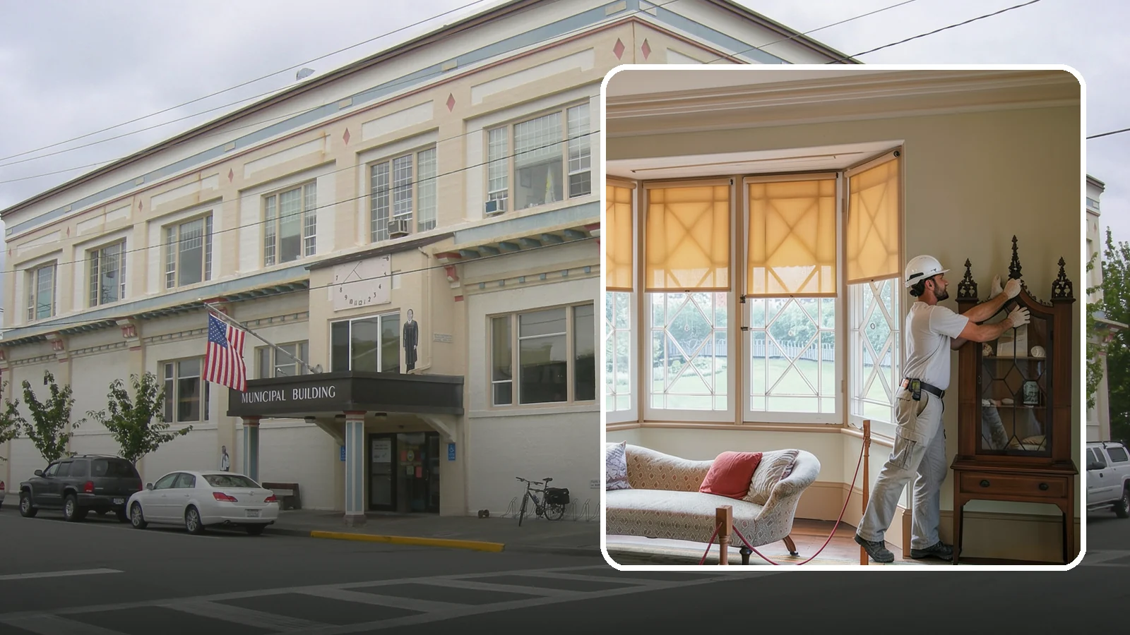 Bow Window Installation in Anacortes, Skagit County, WA - Installing gently curved bow windows that wrap your room in daylight and elegant, panoramic views.
