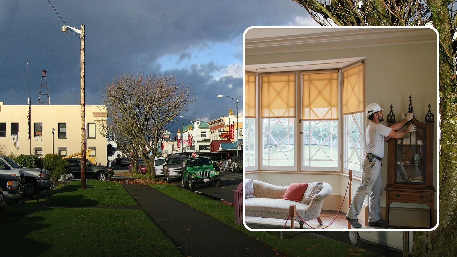Bow Window Installation in Arlington, Snohomish County, WA - Installing gently curved bow windows that wrap your room in daylight and elegant, panoramic views.