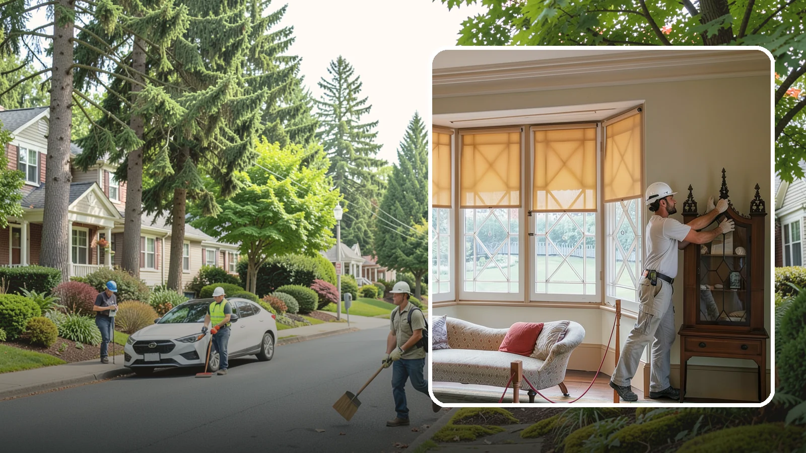 Bow Window Installation in Beaux Arts Village, King County, WA - Installing gently curved bow windows that wrap your room in daylight and elegant, panoramic views.