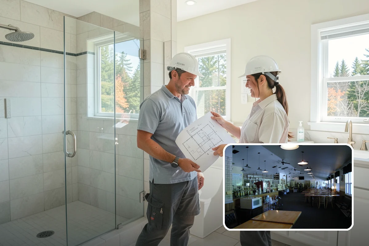 Bow Window Installation in Black Diamond, King County, WA - Panoramic curved views and generous light