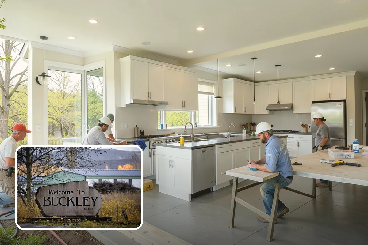 Bow Window Installation in Buckley, Pierce County, WA - Panoramic curved views and generous light