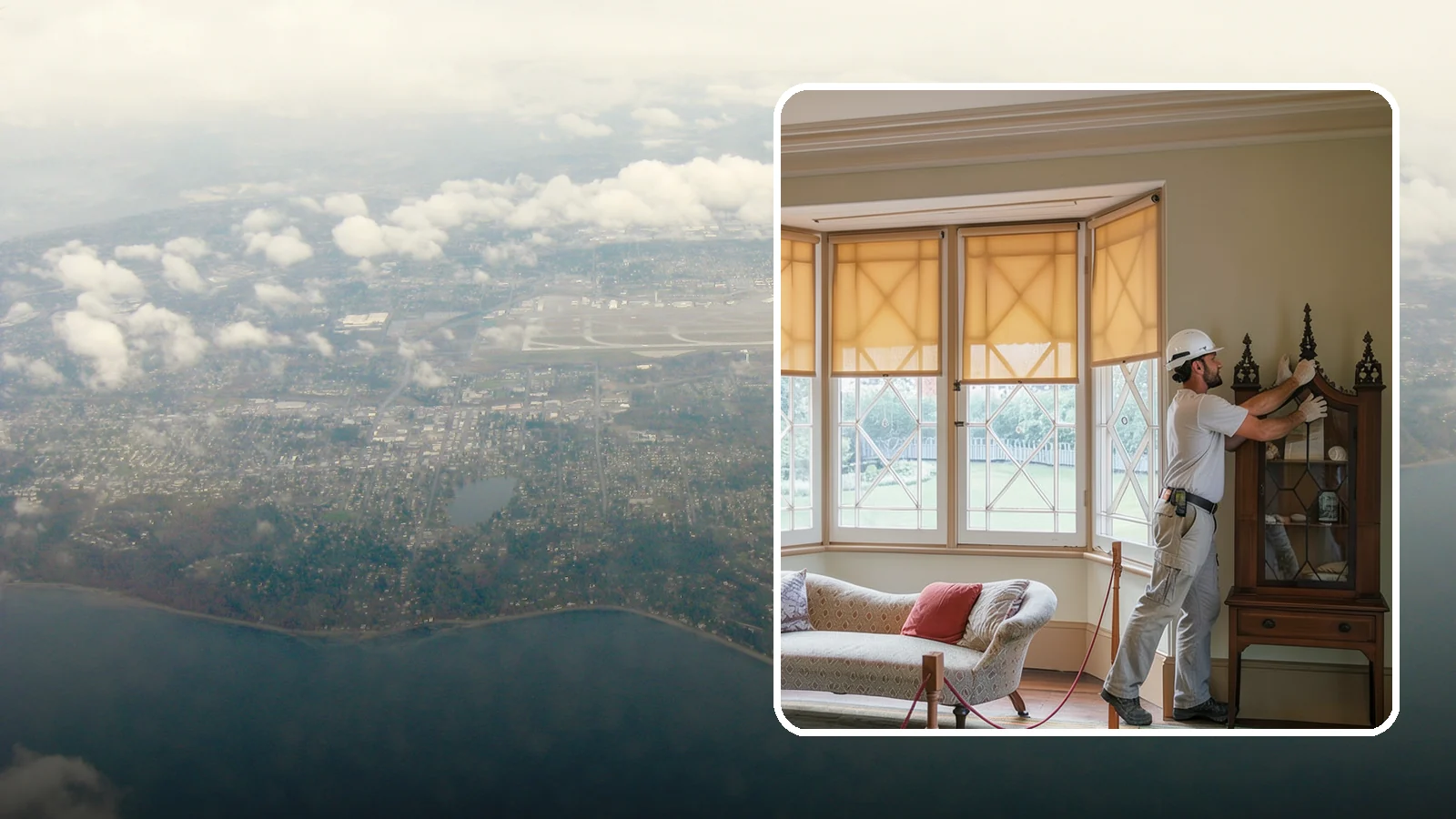 Bow Window Installation in Burien, King County, WA - Installing gently curved bow windows that wrap your room in daylight and elegant, panoramic views.