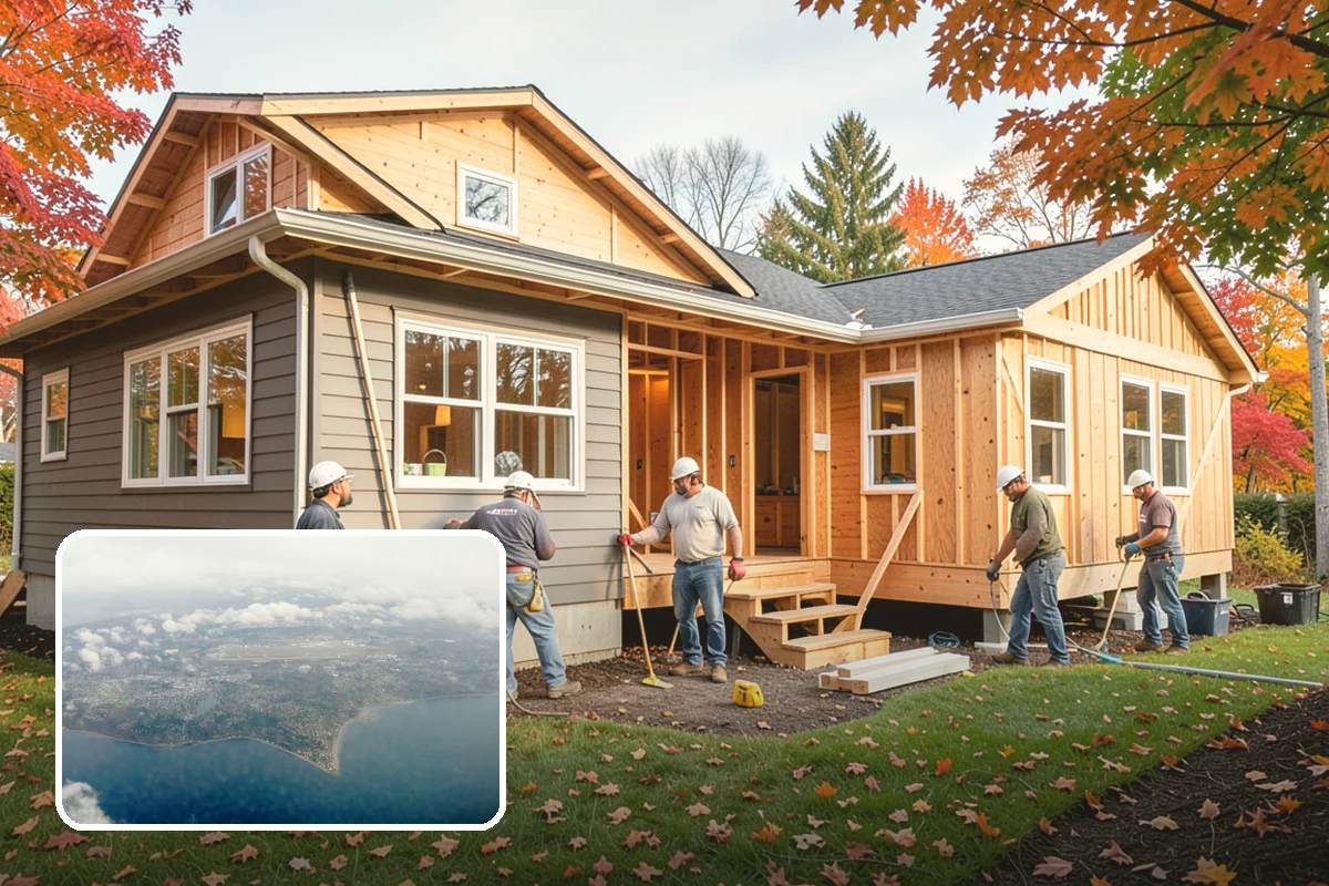 Bow Window Installation in Burien, King County, WA - Panoramic curved views and generous light