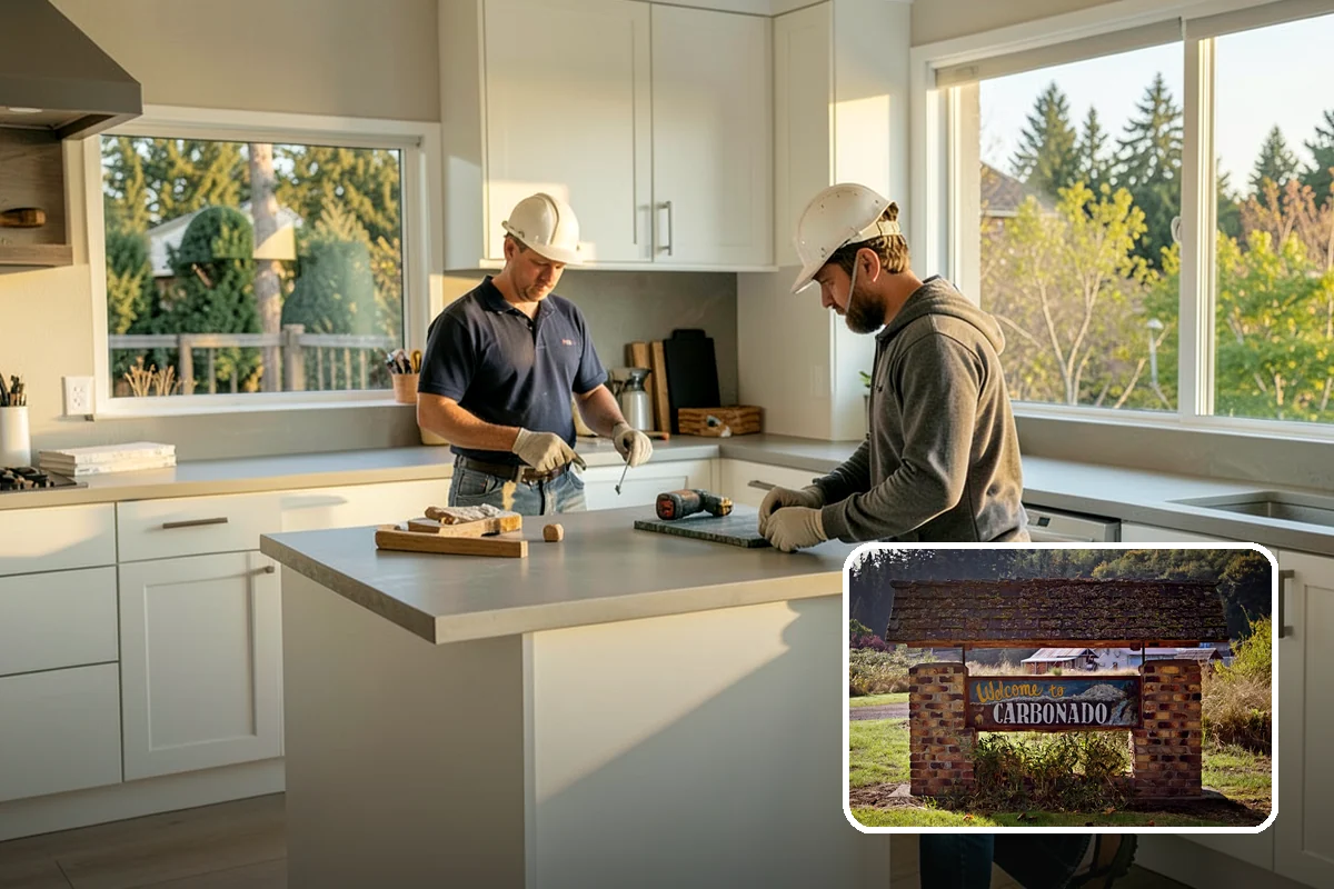 Bow Window Installation in Carbonado, Pierce County, WA - Panoramic curved views and generous light