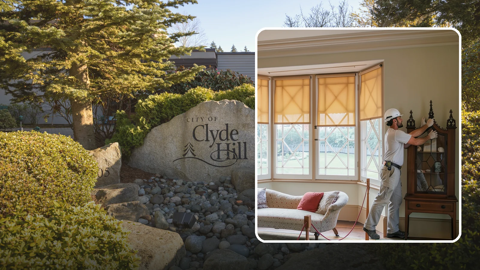 Bow Window Installation in Clyde Hill, King County, WA - Installing gently curved bow windows that wrap your room in daylight and elegant, panoramic views.