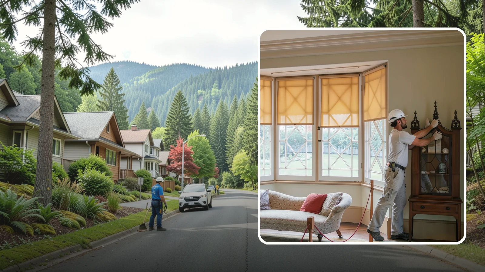 Bow Window Installation in Darrington, Snohomish County, WA - Installing gently curved bow windows that wrap your room in daylight and elegant, panoramic views.