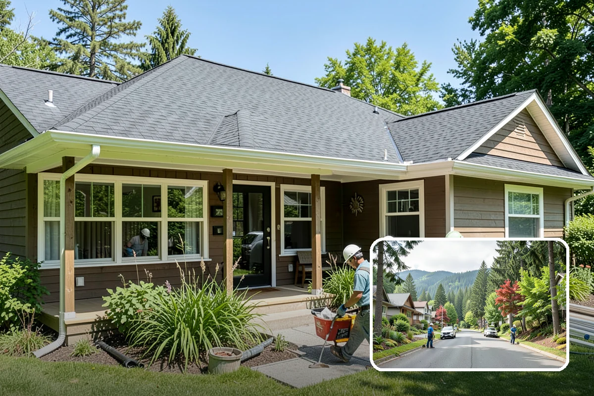 Bow Window Installation in Darrington, Snohomish County, WA - Panoramic curved views and generous light