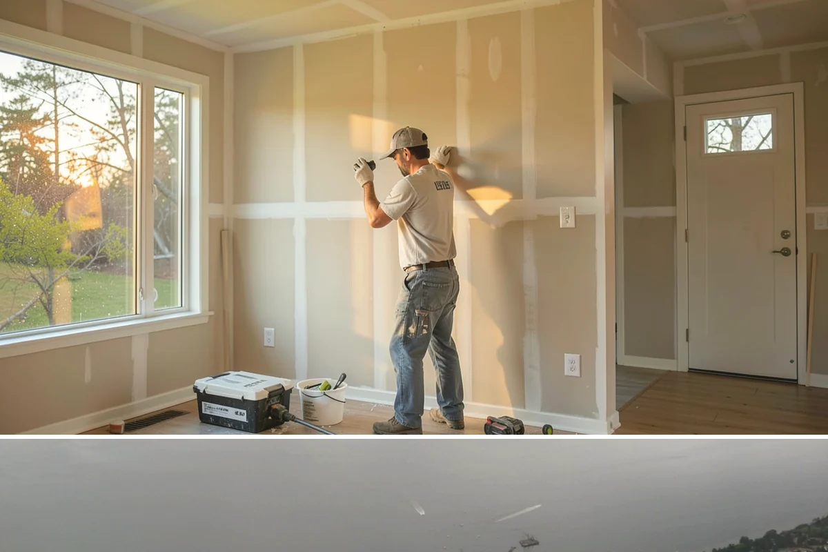 Bow Window Installation in Des Moines, King County, WA - We favor drier weather for bow window installs since the wall and new roof are temporarily exposed.