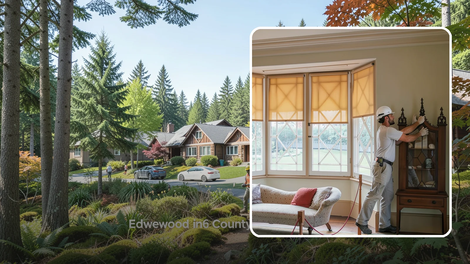 Bow Window Installation in Edgewood, Pierce County, WA - Installing gently curved bow windows that wrap your room in daylight and elegant, panoramic views.
