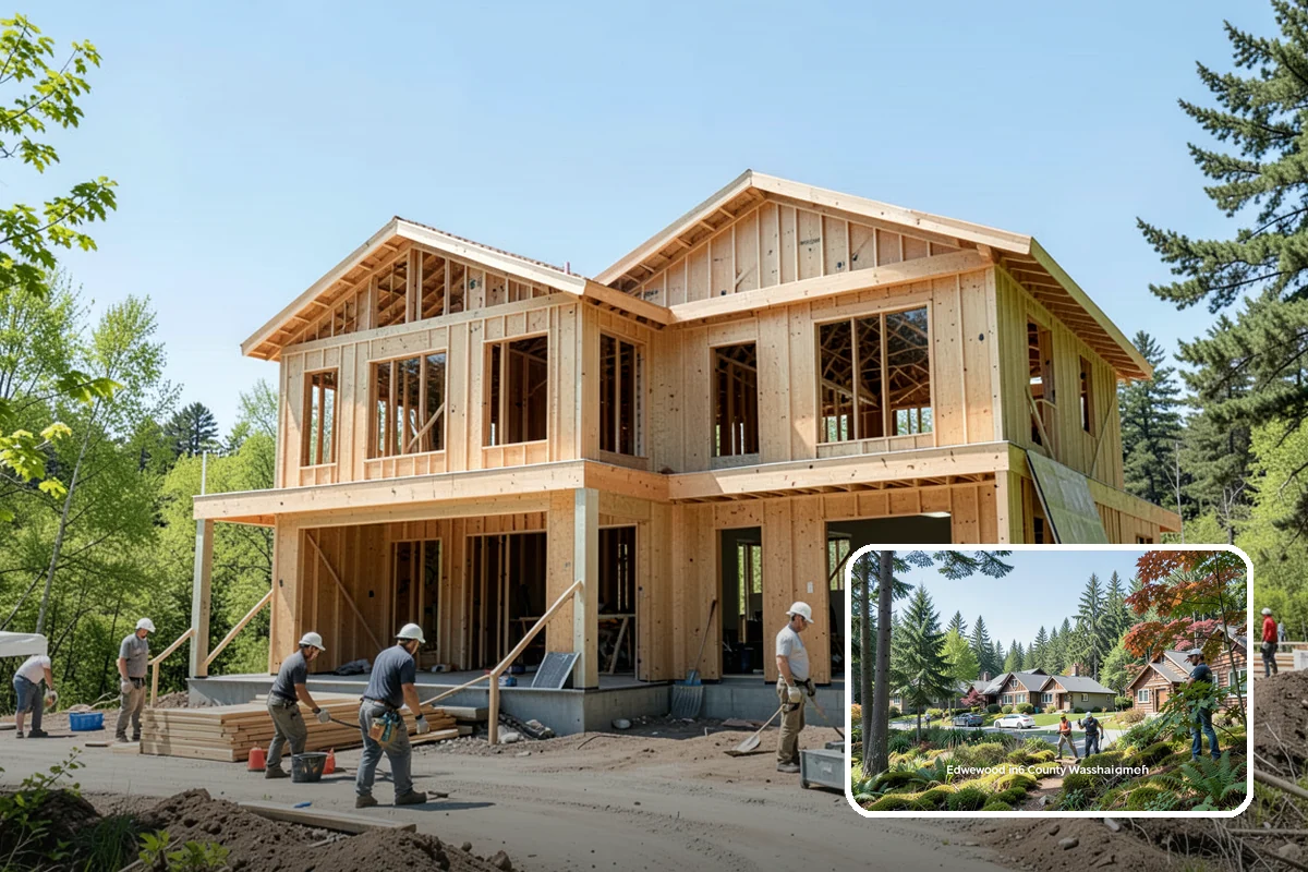 Bow Window Installation in Edgewood, Pierce County, WA - Panoramic curved views and generous light