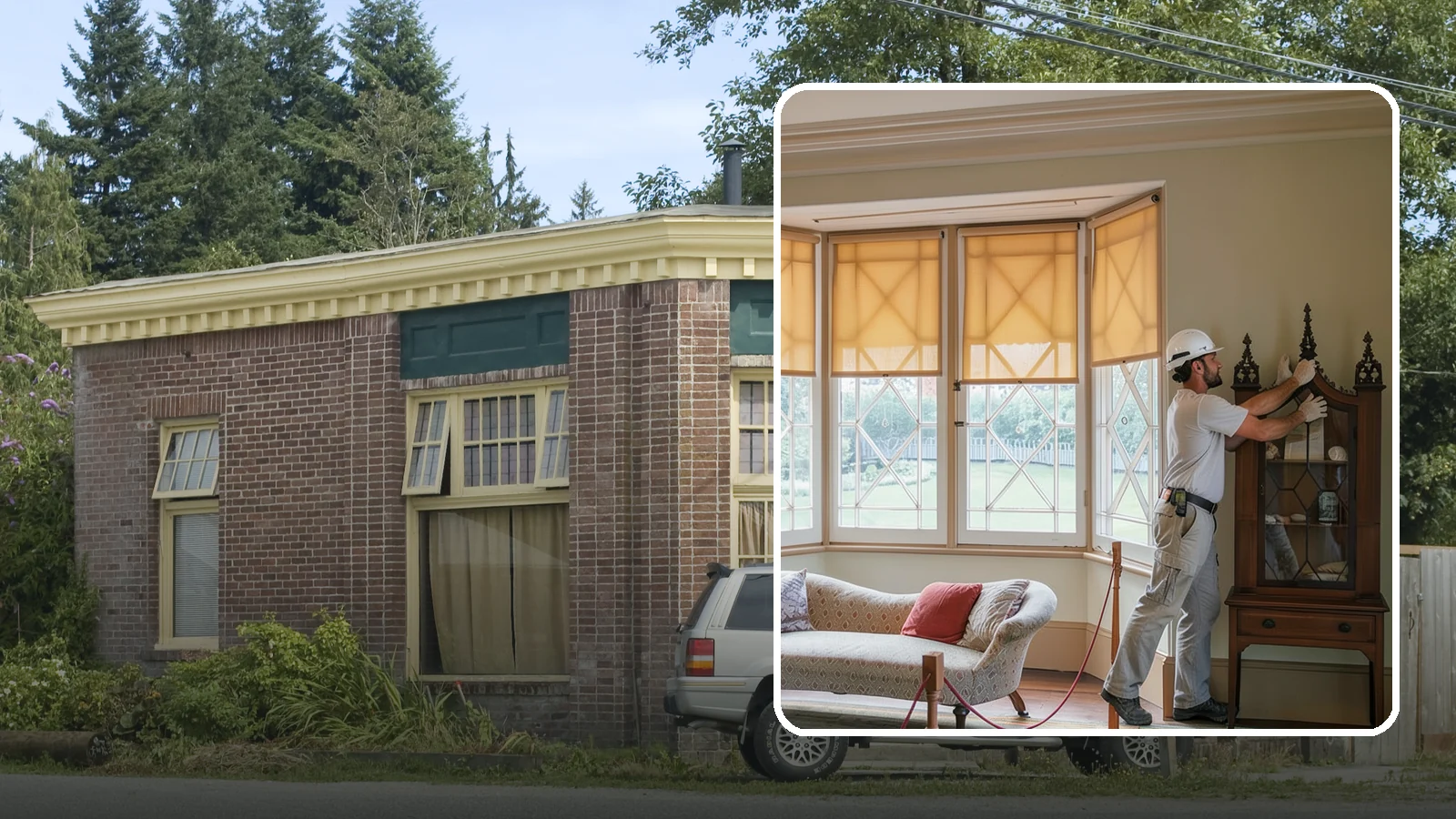 Bow Window Installation in Hamilton, Skagit County, WA - Installing gently curved bow windows that wrap your room in daylight and elegant, panoramic views.