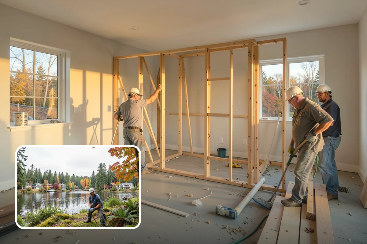 Bow Window Installation in La Conner, Skagit County, WA - Panoramic curved views and generous light
