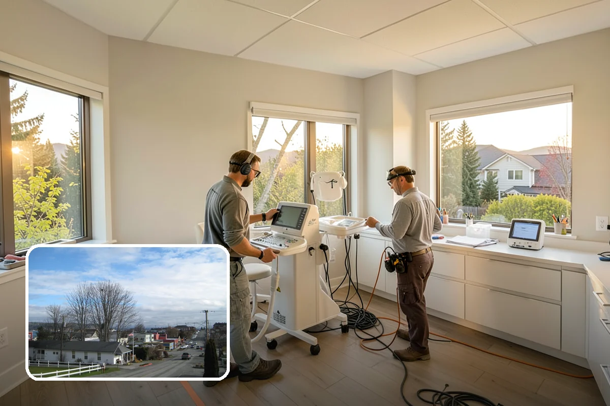 Bow Window Installation in Langley, Island County, WA - Panoramic curved views and generous light