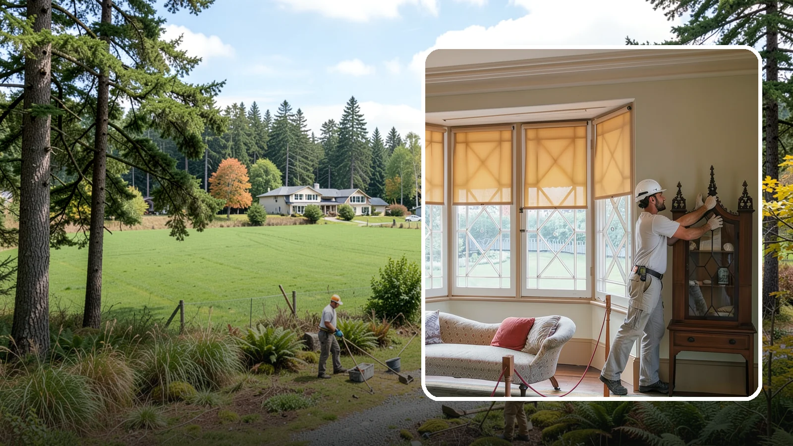Bow Window Installation in Lyman, Skagit County, WA - Installing gently curved bow windows that wrap your room in daylight and elegant, panoramic views.