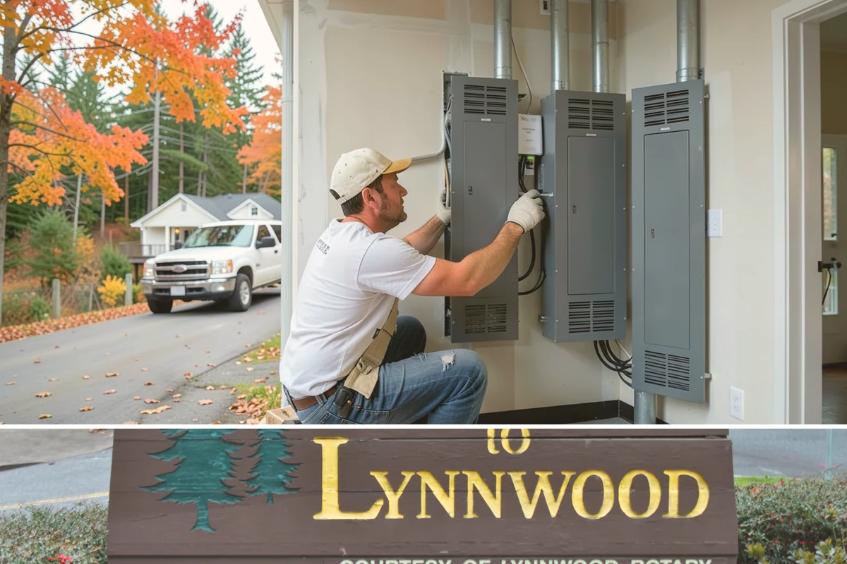 Bow Window Installation in Lynnwood, Snohomish County, WA - We favor drier weather for bow window installs since the wall and new roof are temporarily exposed.