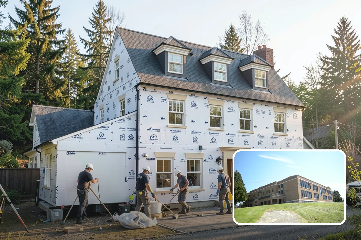 Bow Window Installation in Maple Valley, King County, WA - Panoramic curved views and generous light