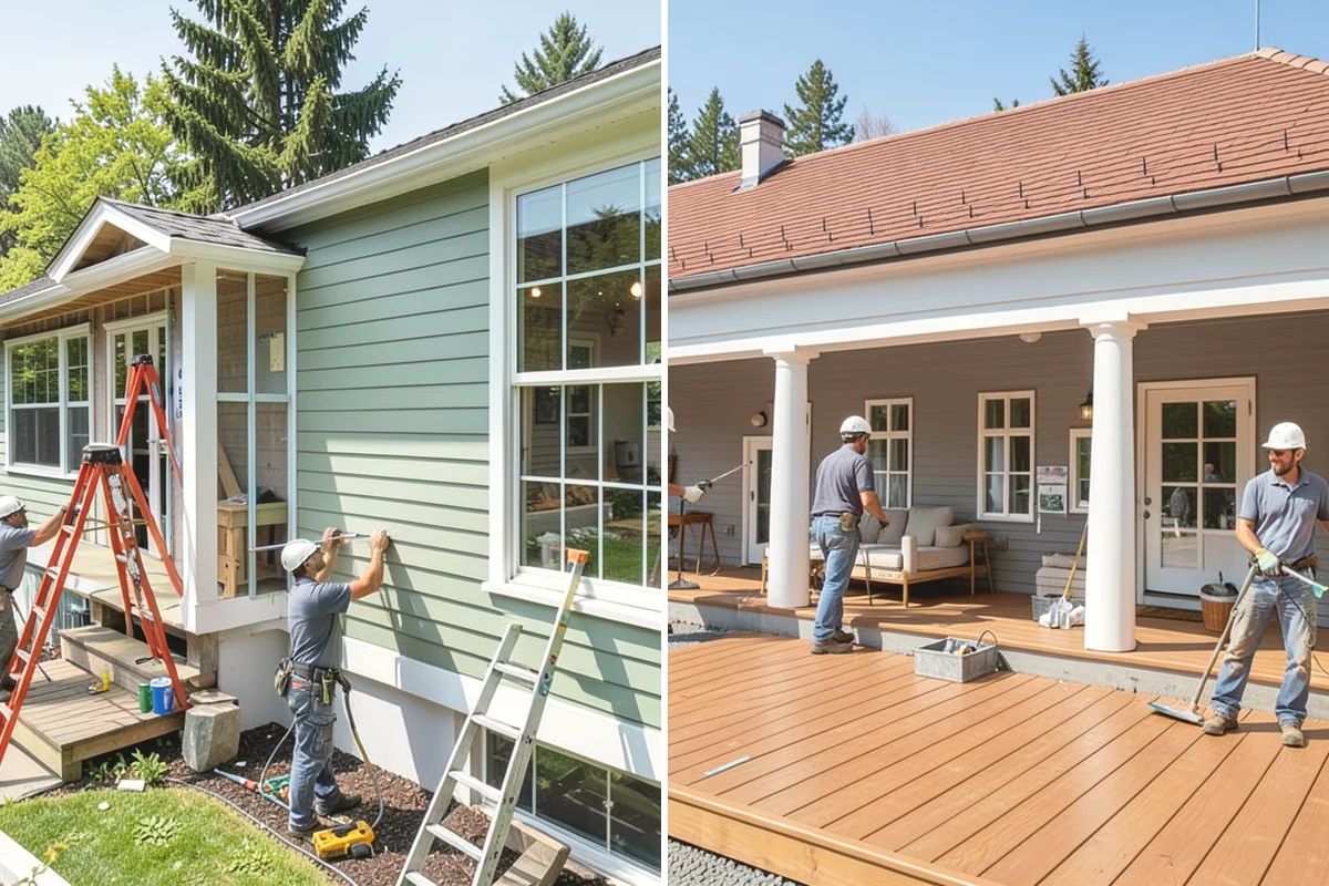 Bow Window Installation in Mill Creek, Snohomish County, WA - Plan the curve, unit count, and support structure