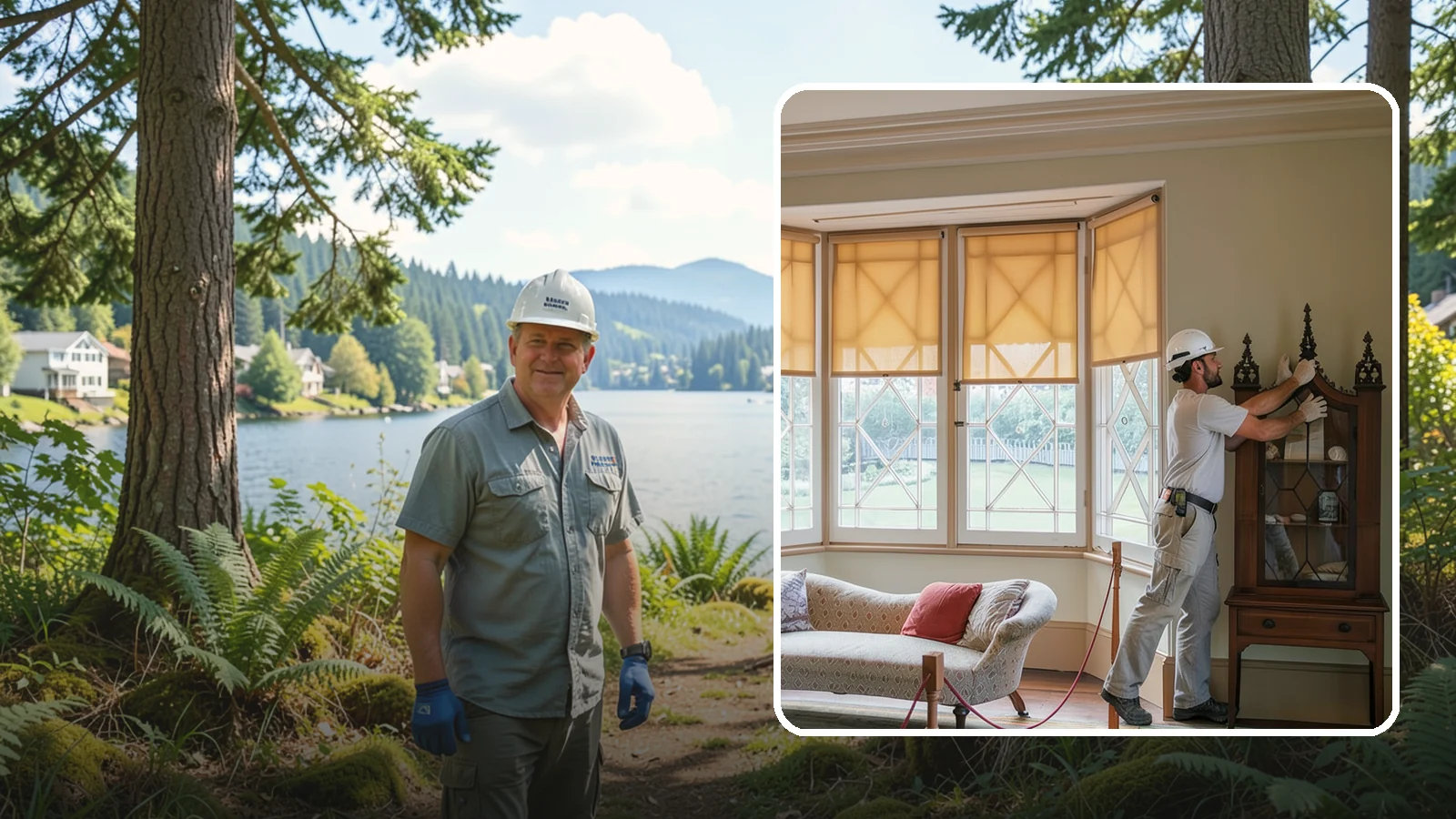 Bow Window Installation in Milton, King County, WA - Installing gently curved bow windows that wrap your room in daylight and elegant, panoramic views.