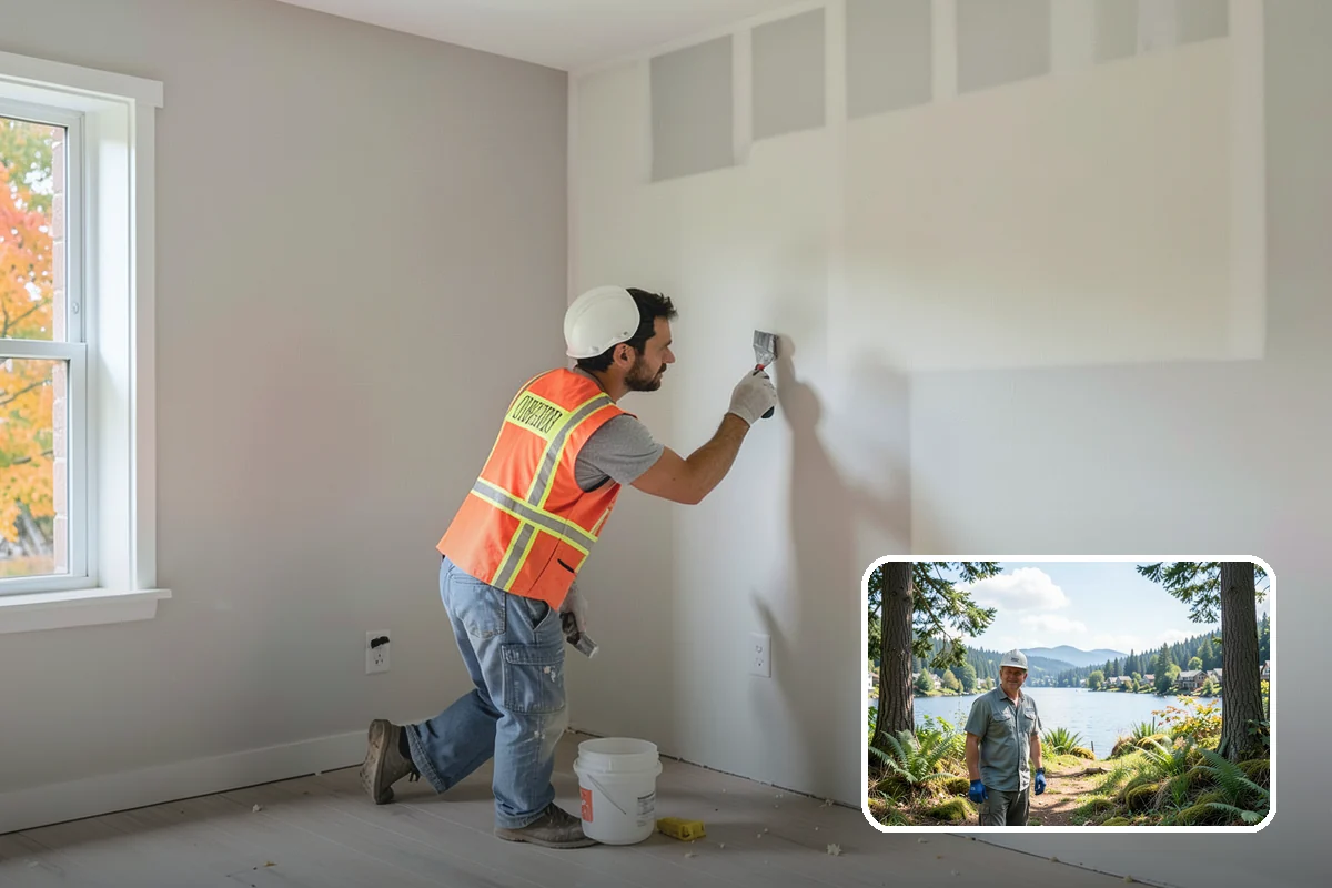 Bow Window Installation in Milton, King County, WA - Panoramic curved views and generous light