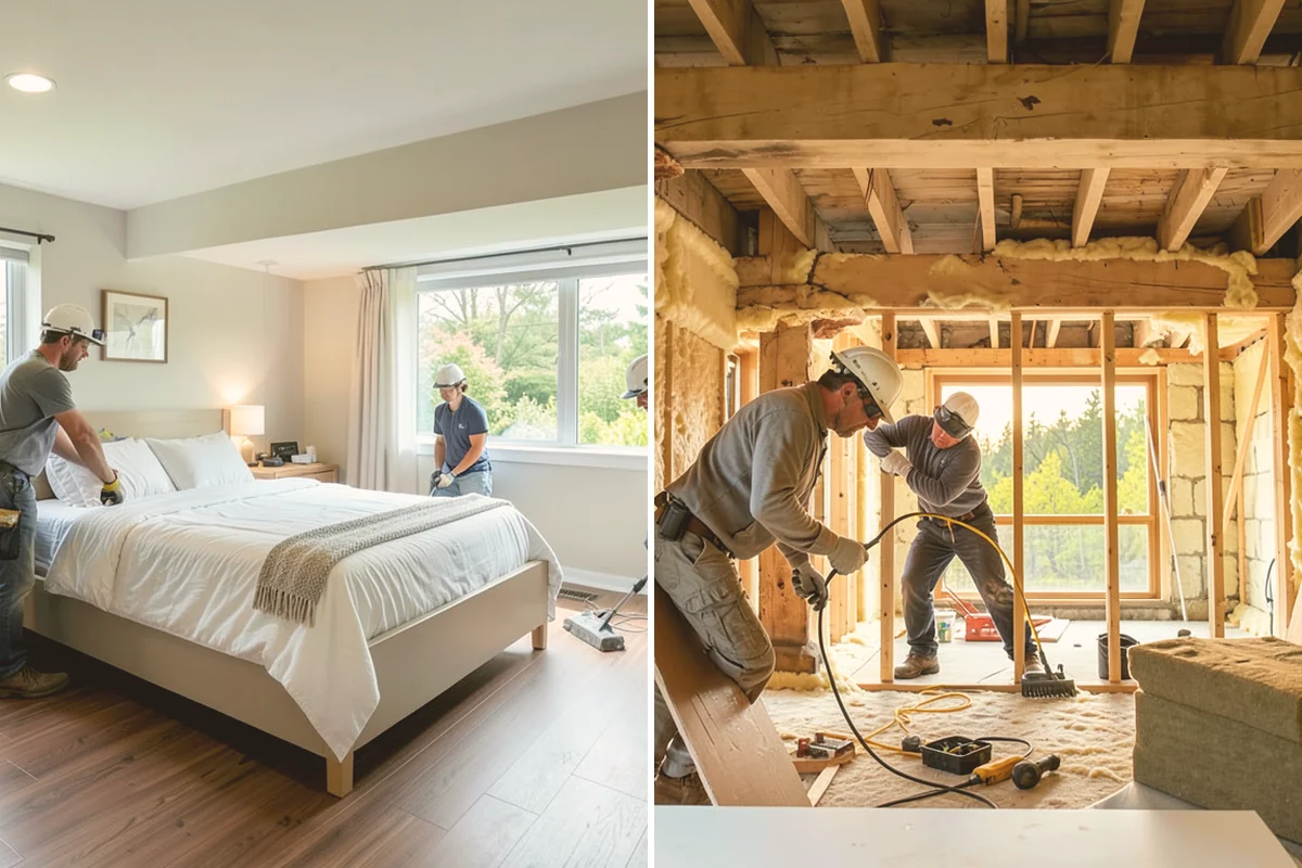Bow Window Installation in Milton, King County, WA - Plan the curve, unit count, and support structure