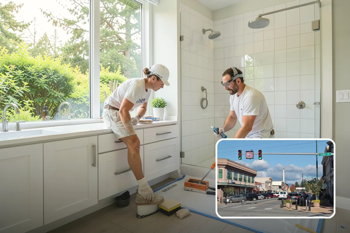 Bow Window Installation in Monroe, Snohomish County, WA - Panoramic curved views and generous light