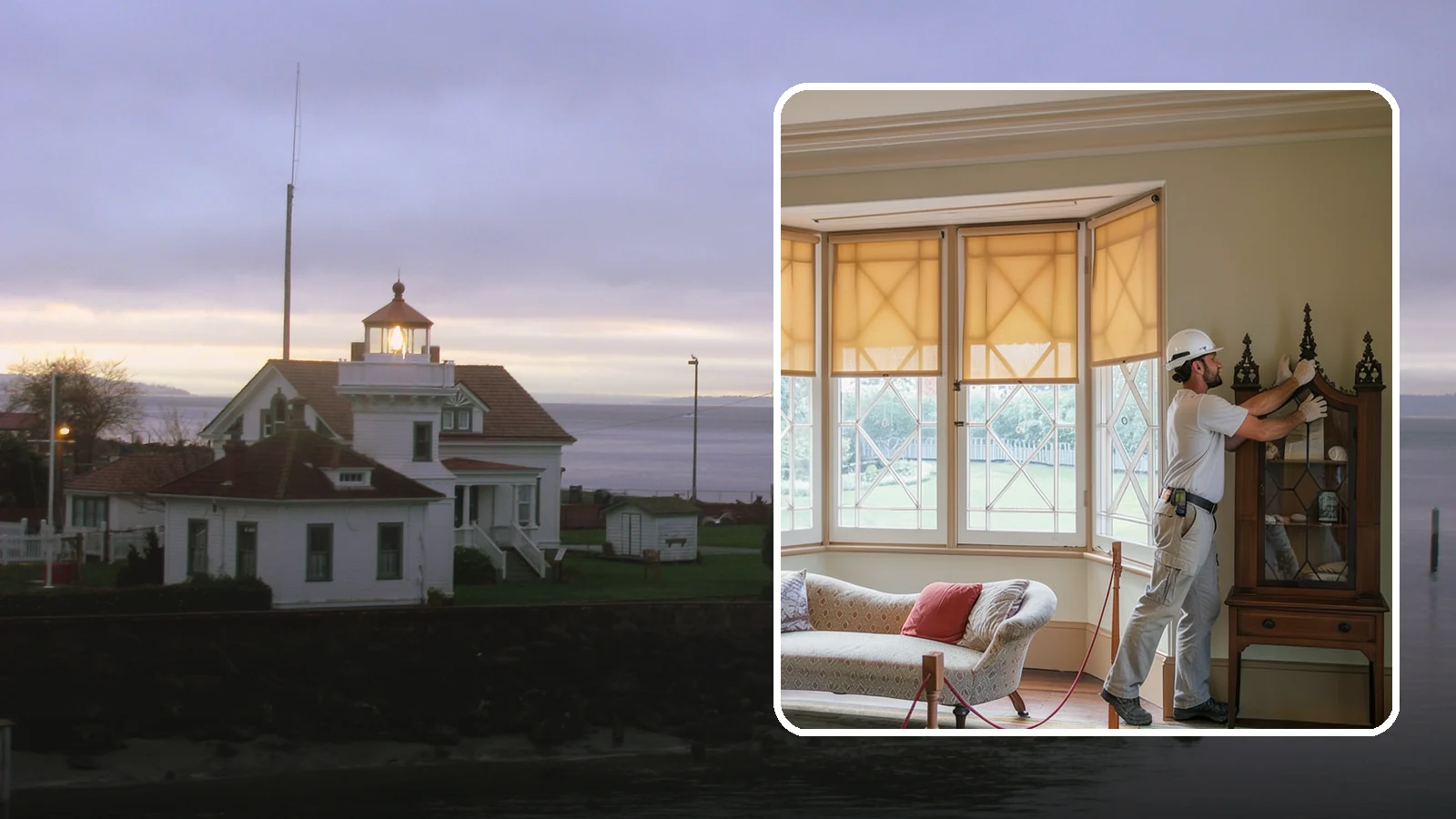 Bow Window Installation in Mukilteo, Snohomish County, WA - Installing gently curved bow windows that wrap your room in daylight and elegant, panoramic views.