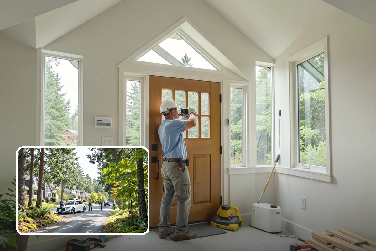 Bow Window Installation in Normandy Park, King County, WA - Panoramic curved views and generous light