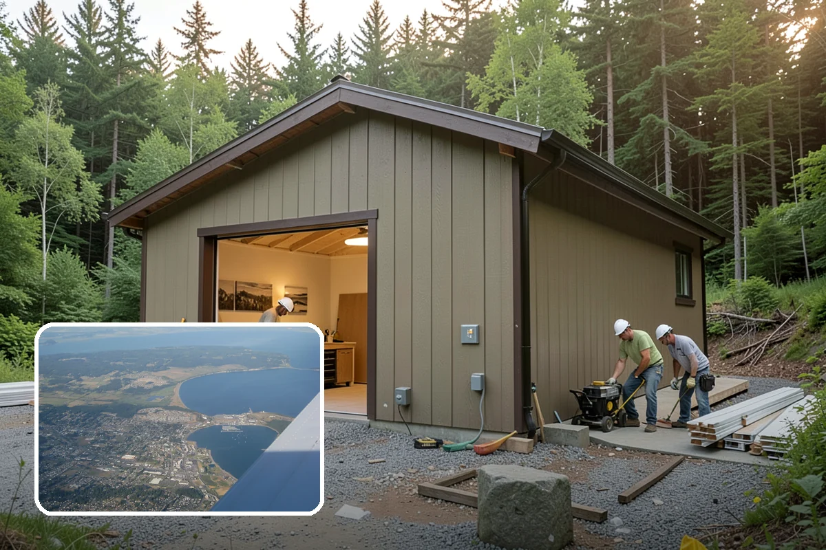 Bow Window Installation in Oak Harbor, Island County, WA - Panoramic curved views and generous light